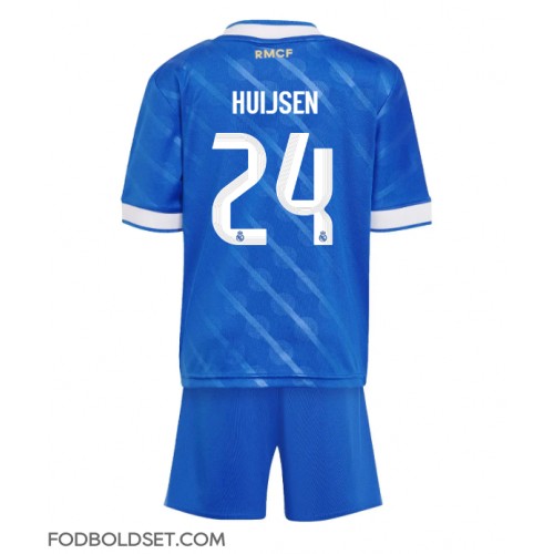 Real Madrid Dean Huijsen #24 Tredje trøje Børn 2025-26 Kortærmet (+ Korte bukser)